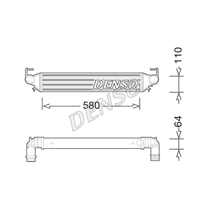DENSO Ladeluftkühler DIT09118