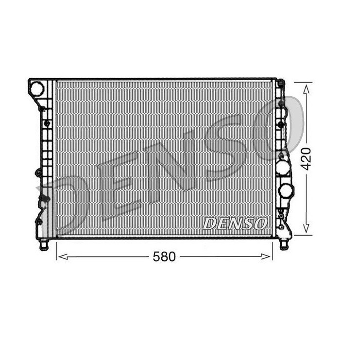 DENSO Kühler, Motorkühlung DRM01001