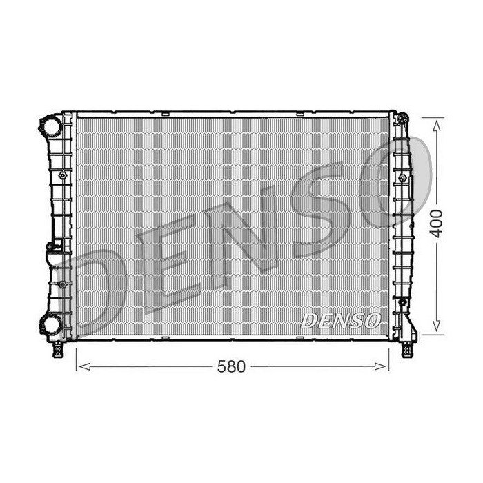 DENSO Kühler, Motorkühlung DRM01002