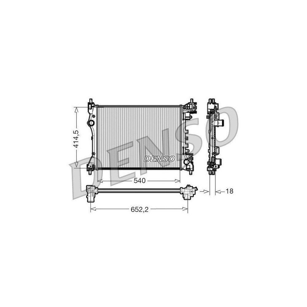 DENSO Kühler, Motorkühlung DRM01005