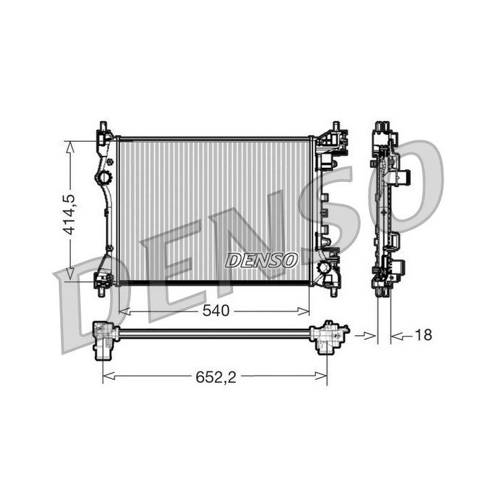 DENSO Kühler, Motorkühlung DRM01005