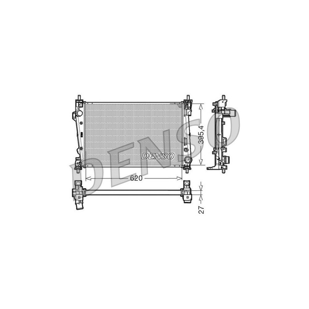 DENSO Kühler, Motorkühlung DRM01006