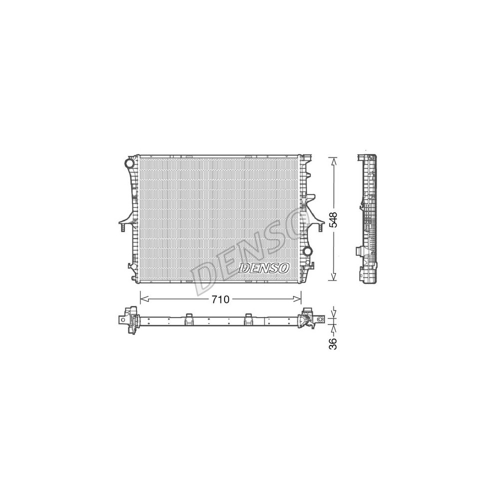 DENSO Kühler, Motorkühlung DRM02026