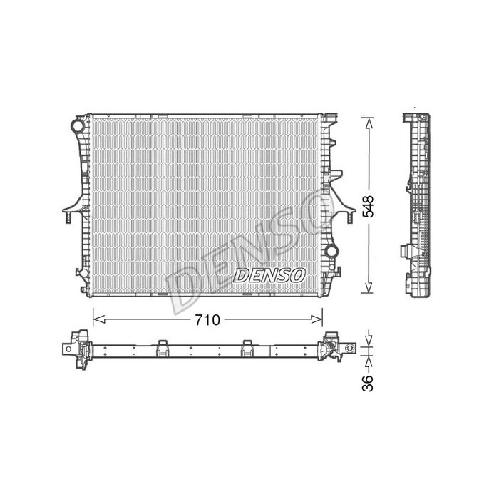 DENSO Kühler, Motorkühlung DRM02026