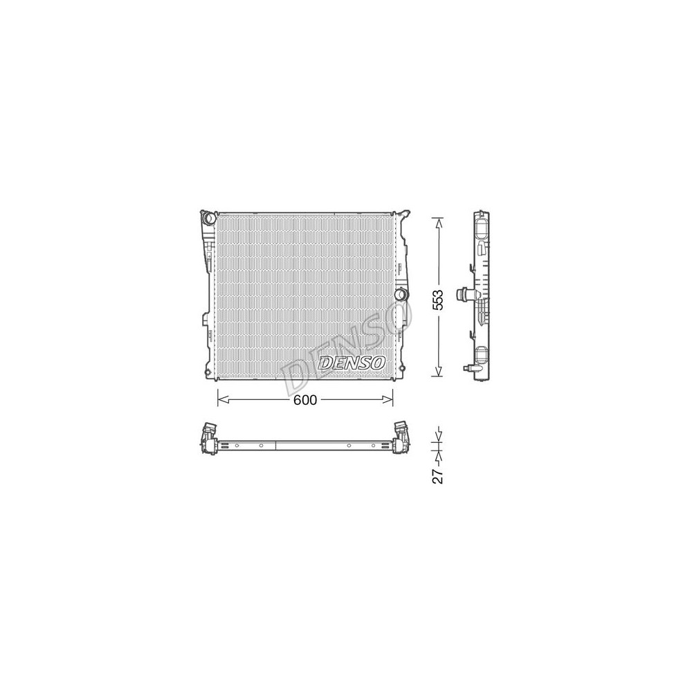 DENSO Kühler, Motorkühlung DRM05008