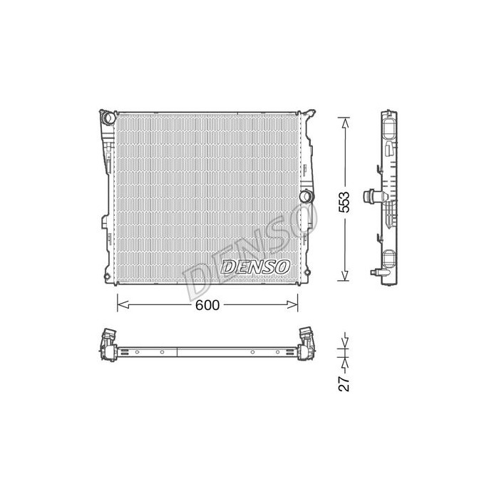 DENSO Kühler, Motorkühlung DRM05008