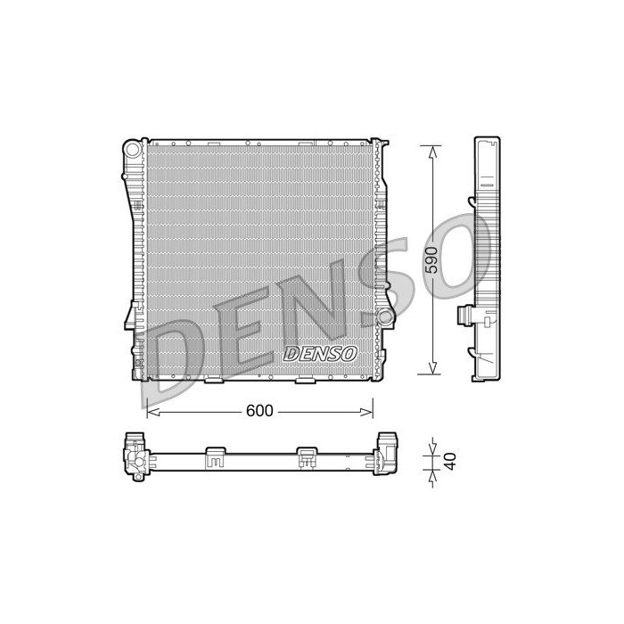 DENSO Kühler, Motorkühlung DRM05114