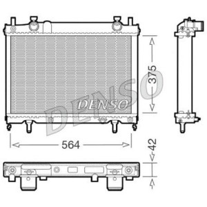 DENSO Kühler, Motorkühlung DRM09023