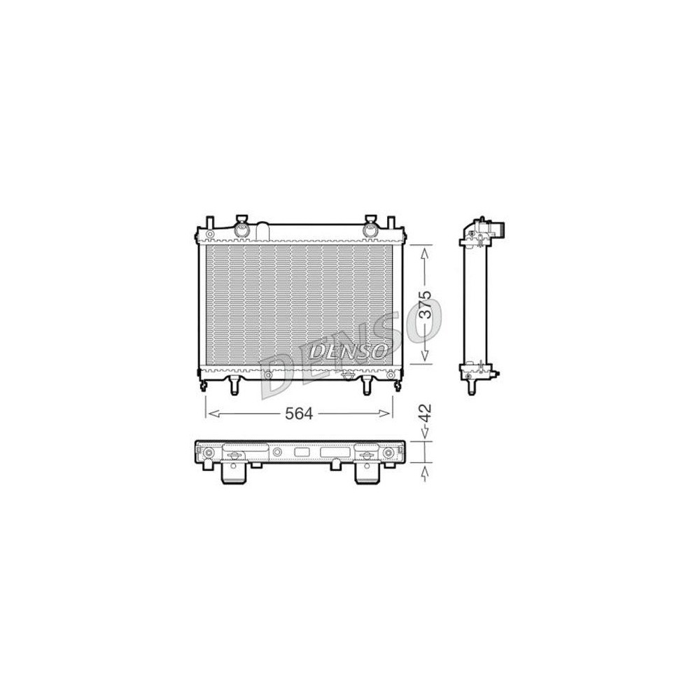DENSO Kühler, Motorkühlung DRM09023