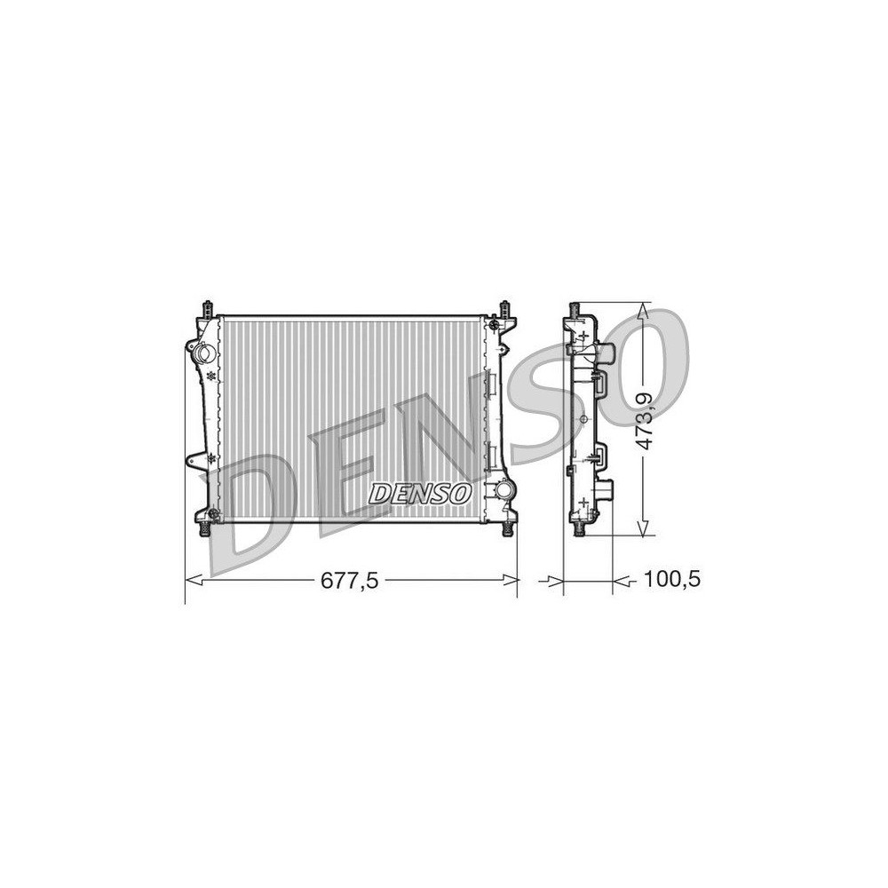 DENSO Kühler, Motorkühlung DRM09037