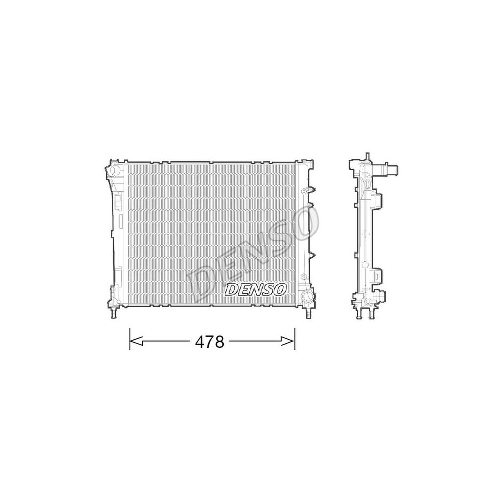 DENSO Kühler, Motorkühlung DRM09043