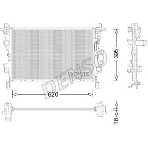 DENSO Kühler, Motorkühlung DRM09044