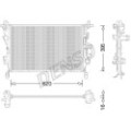 DENSO Kühler, Motorkühlung DRM09044
