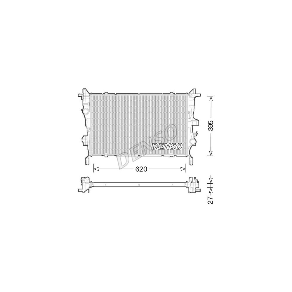 DENSO Kühler, Motorkühlung DRM09045