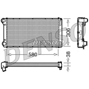 DENSO Kühler, Motorkühlung DRM09098