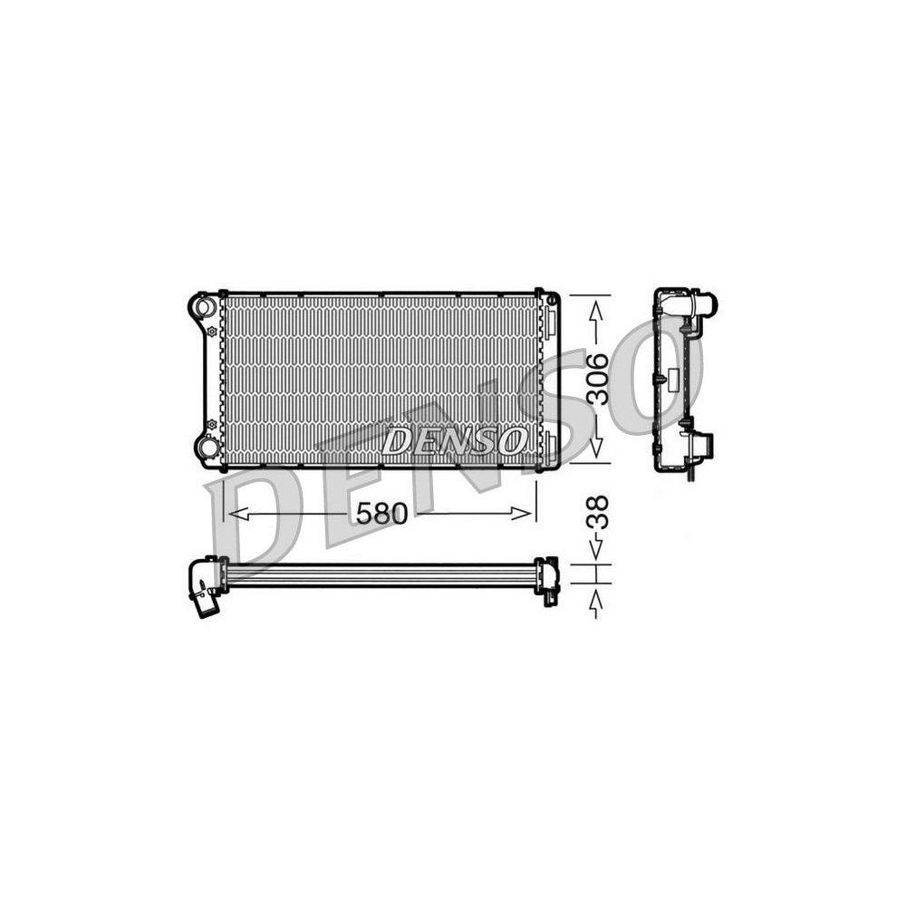 DENSO Kühler, Motorkühlung DRM09098