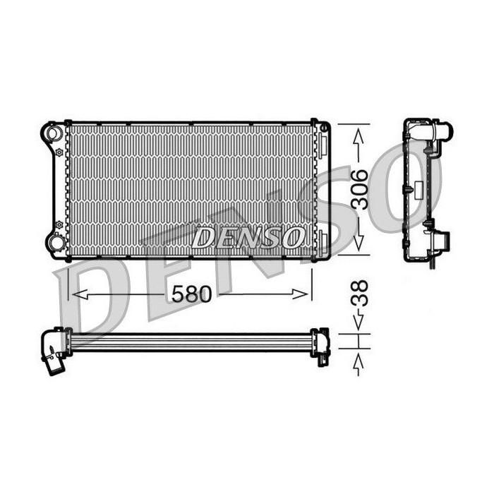 DENSO Kühler, Motorkühlung DRM09098