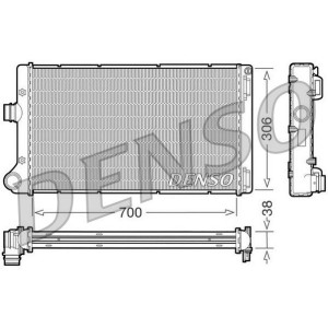 DENSO Kühler, Motorkühlung DRM09099
