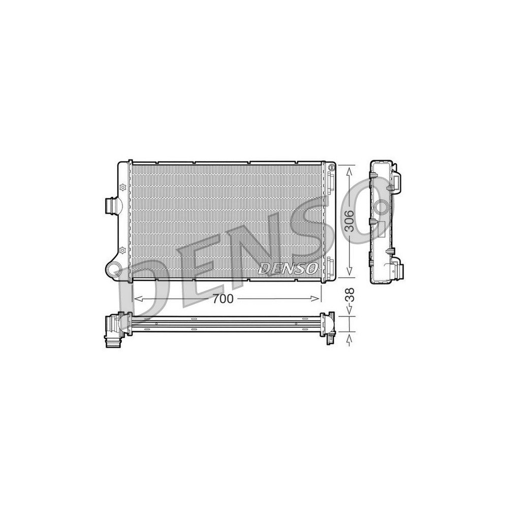 DENSO Kühler, Motorkühlung DRM09099