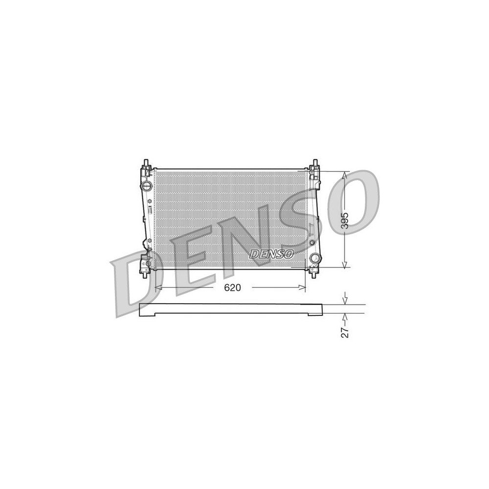 DENSO Kühler, Motorkühlung DRM09112
