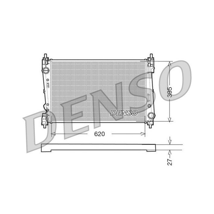 DENSO Kühler, Motorkühlung DRM09112