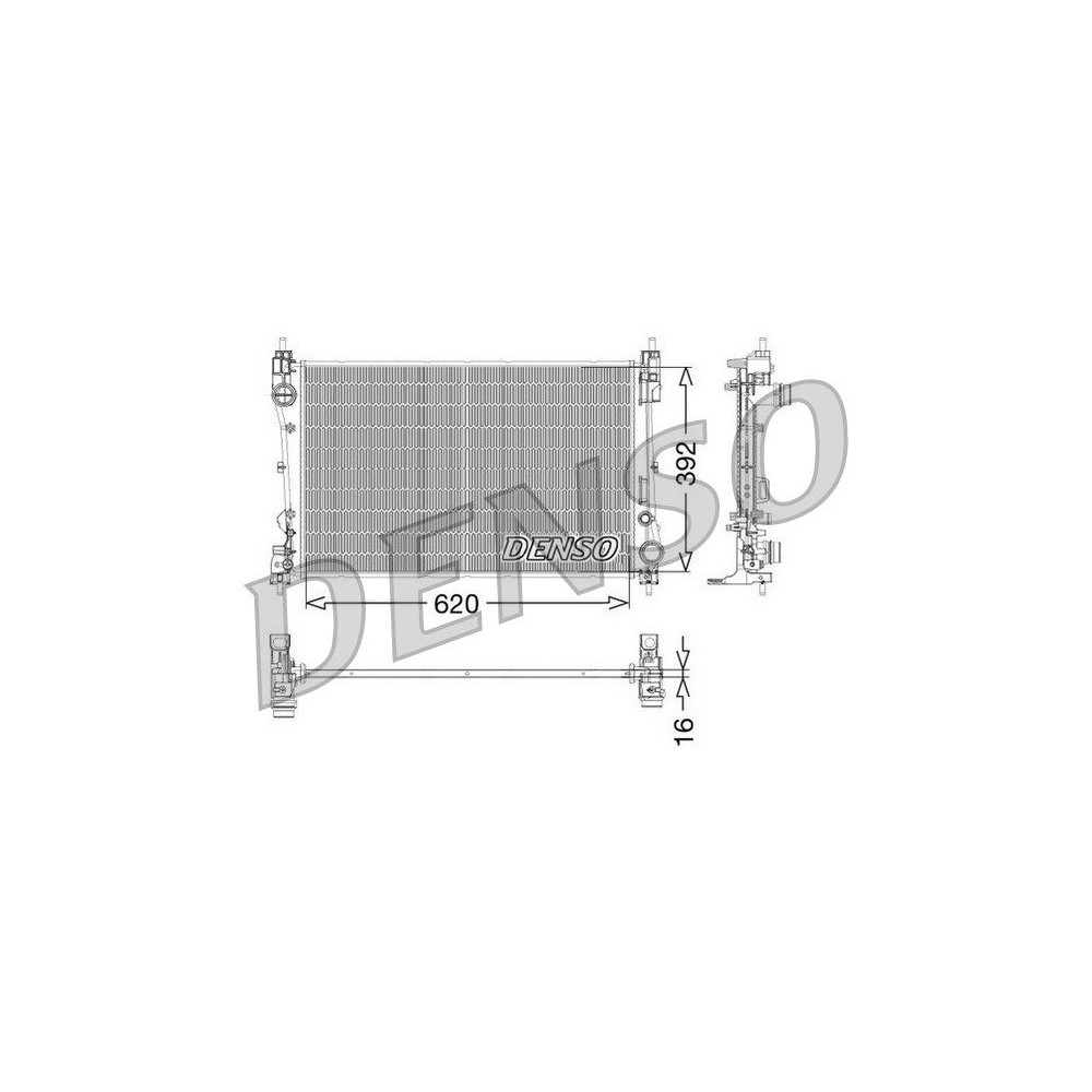DENSO Kühler, Motorkühlung DRM09115