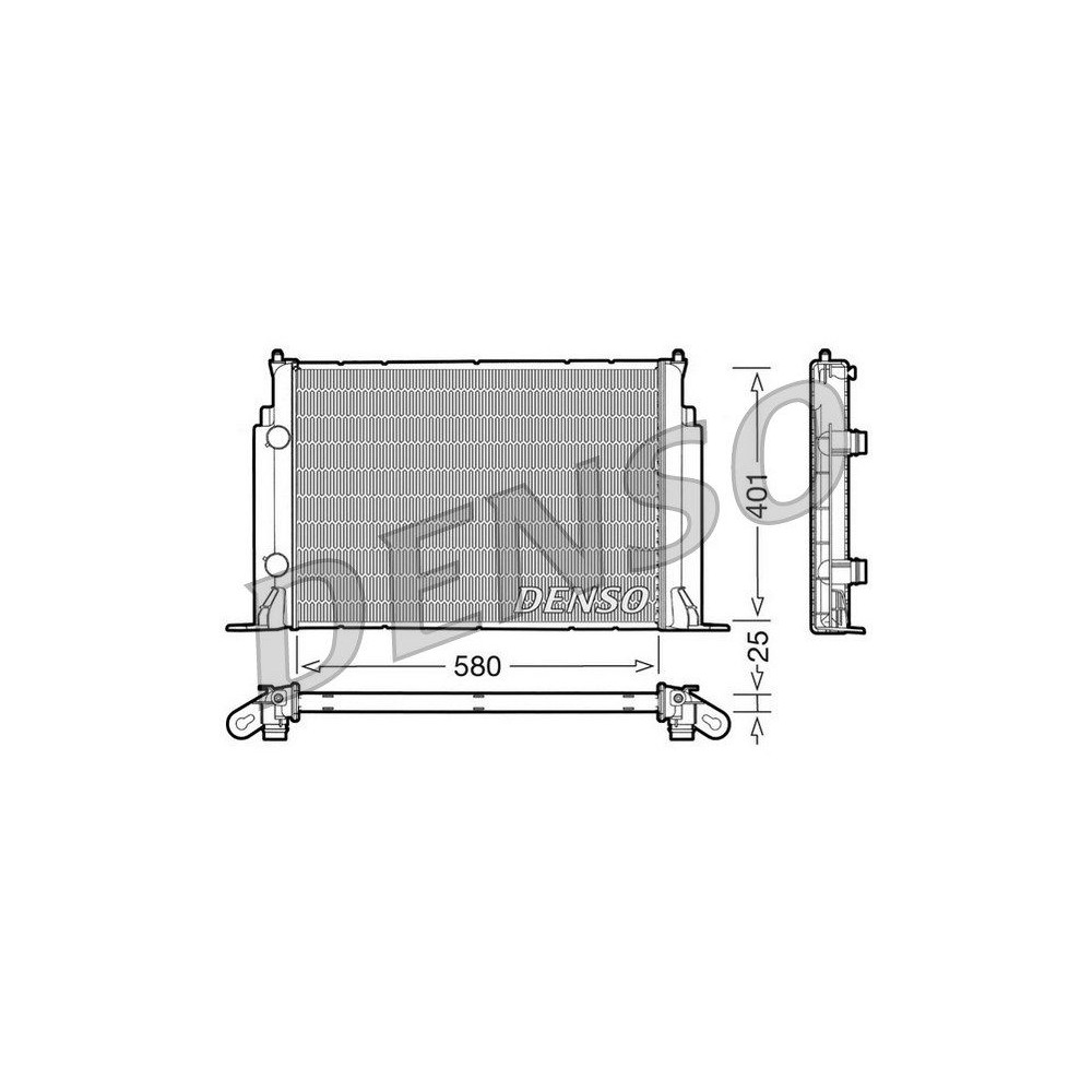 DENSO Kühler, Motorkühlung DRM09122