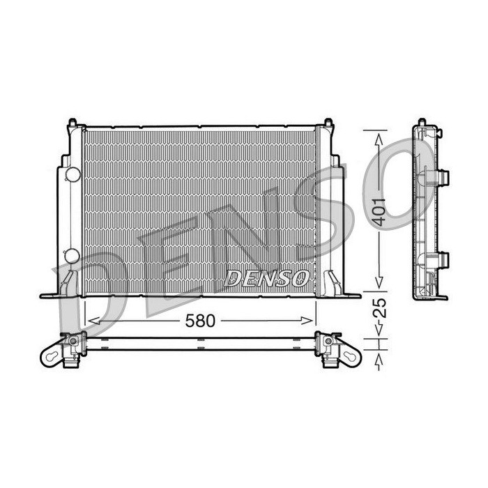 DENSO Kühler, Motorkühlung DRM09122
