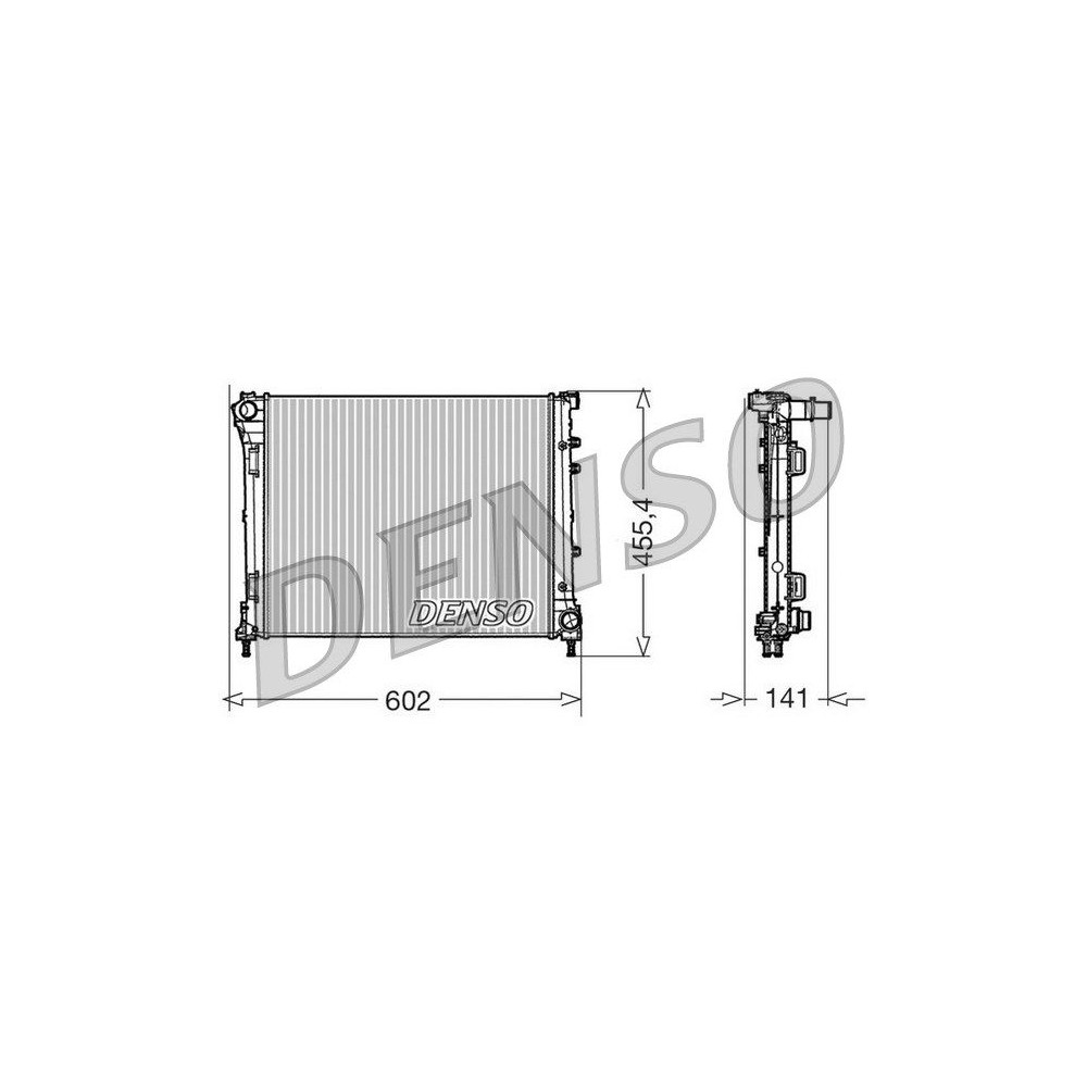DENSO Kühler, Motorkühlung DRM09160