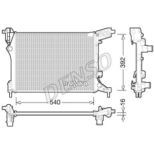 DENSO Kühler, Motorkühlung DRM09165