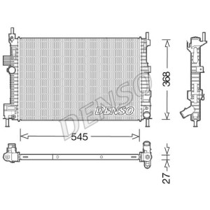 DENSO Kühler, Motorkühlung DRM10009