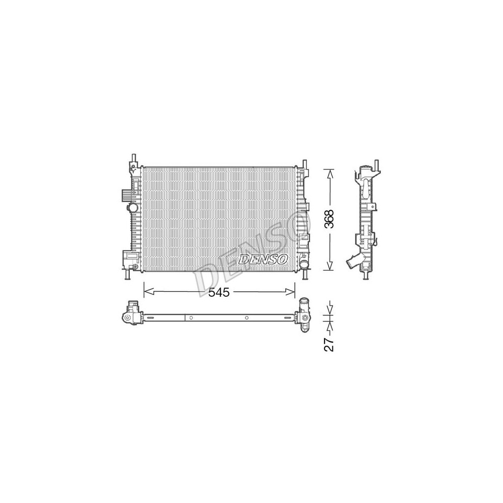 DENSO Kühler, Motorkühlung DRM10009