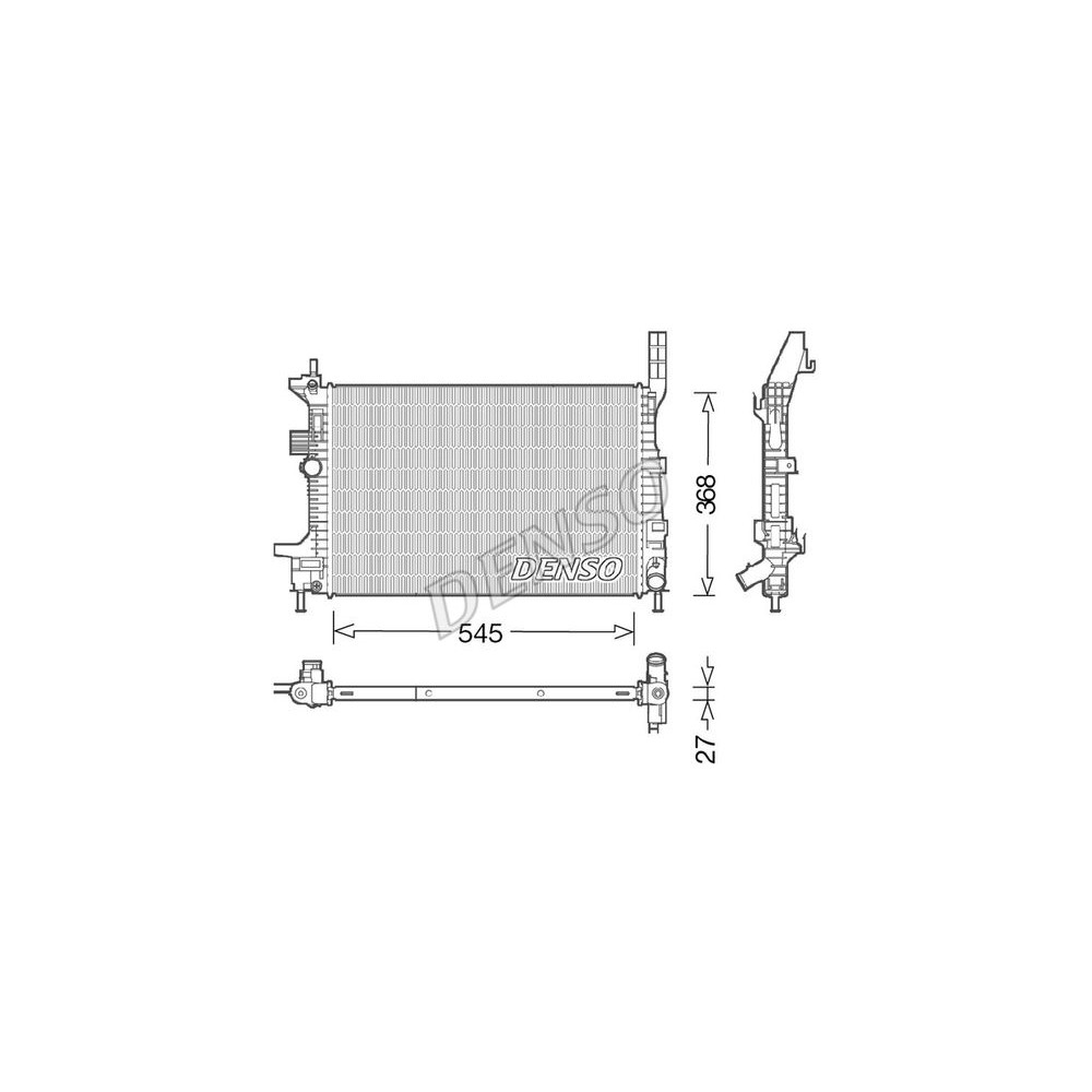 DENSO Kühler, Motorkühlung DRM10029