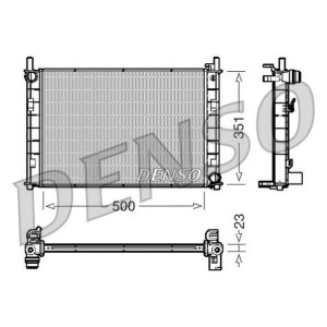 DENSO Kühler, Motorkühlung DRM10045