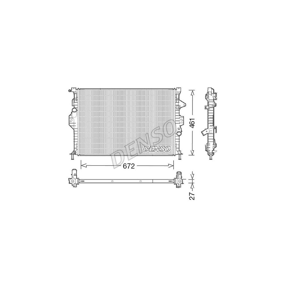 DENSO Kühler, Motorkühlung DRM10048
