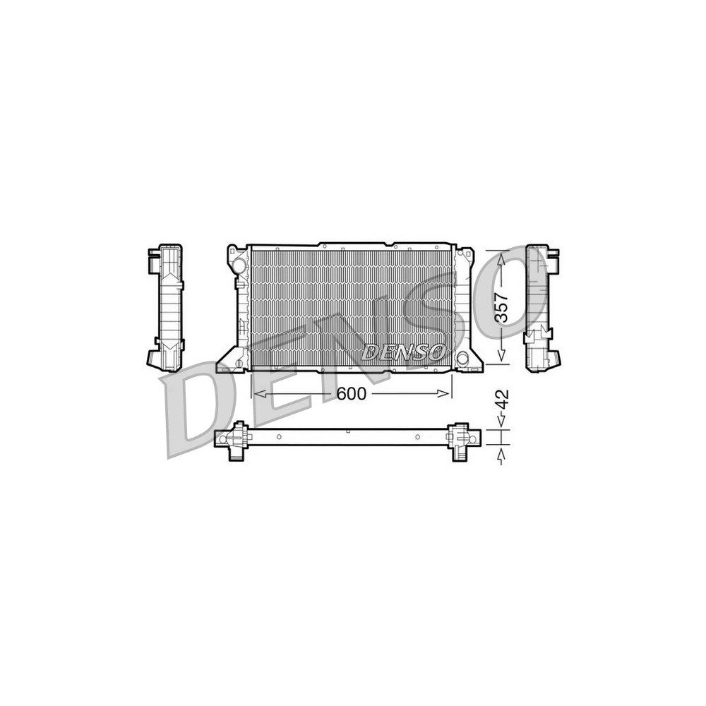 DENSO Kühler, Motorkühlung DRM10100