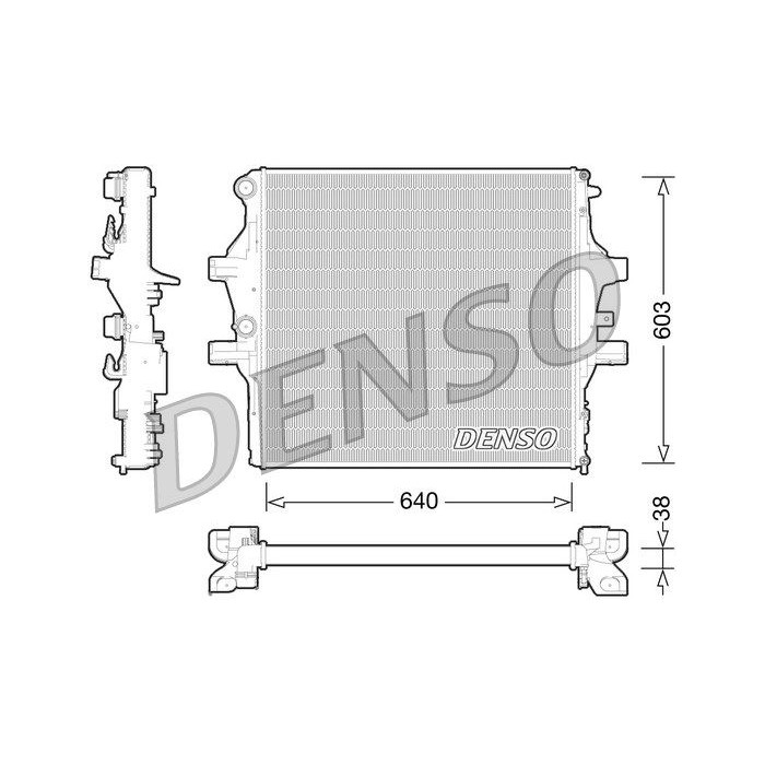 DENSO Kühler, Motorkühlung DRM12009