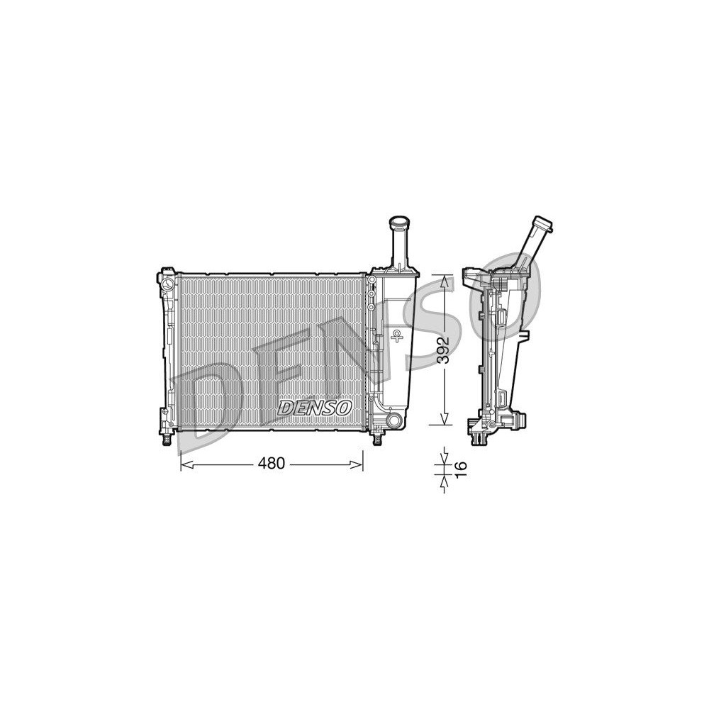 DENSO Kühler, Motorkühlung DRM13016
