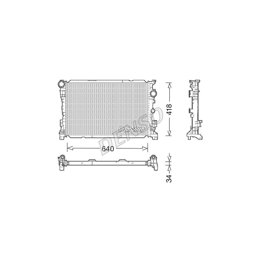 DENSO Kühler, Motorkühlung DRM17047