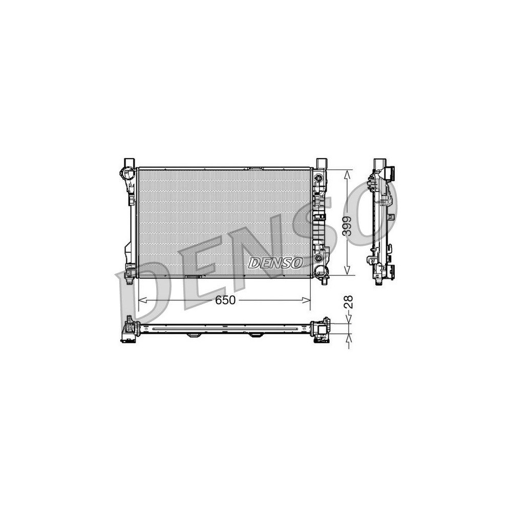 DENSO Kühler, Motorkühlung DRM17079