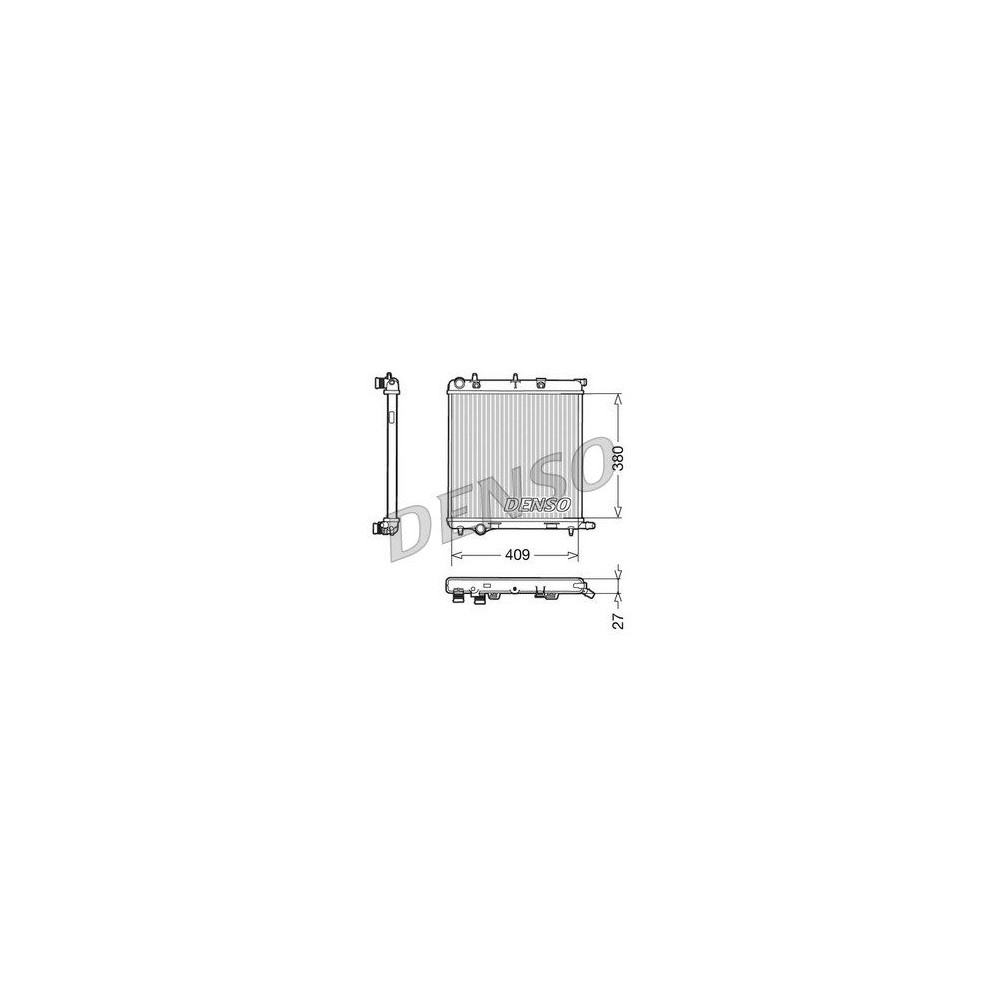 DENSO Kühler, Motorkühlung DRM21026