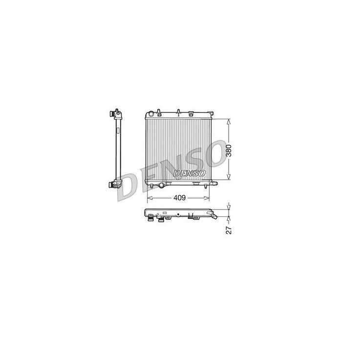 DENSO Kühler, Motorkühlung DRM21026