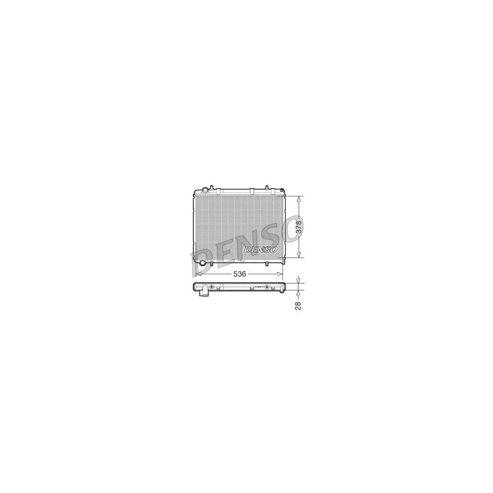 DENSO Kühler, Motorkühlung DRM21035
