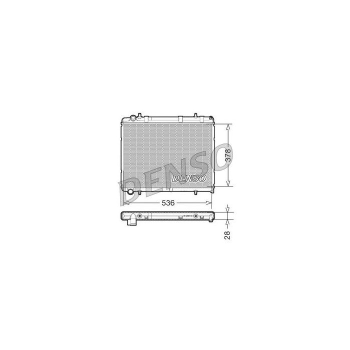 DENSO Kühler, Motorkühlung DRM21035