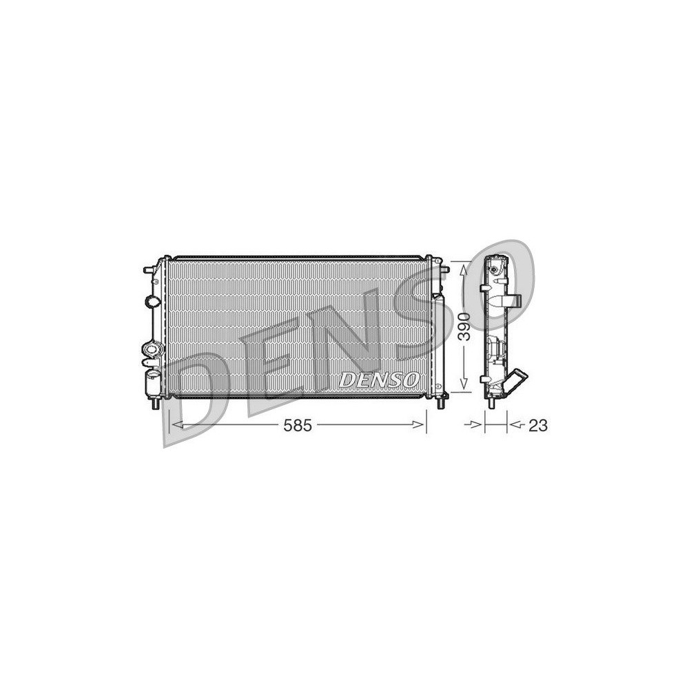 DENSO Kühler, Motorkühlung DRM23053