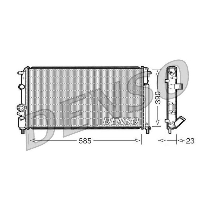 DENSO Kühler, Motorkühlung DRM23053