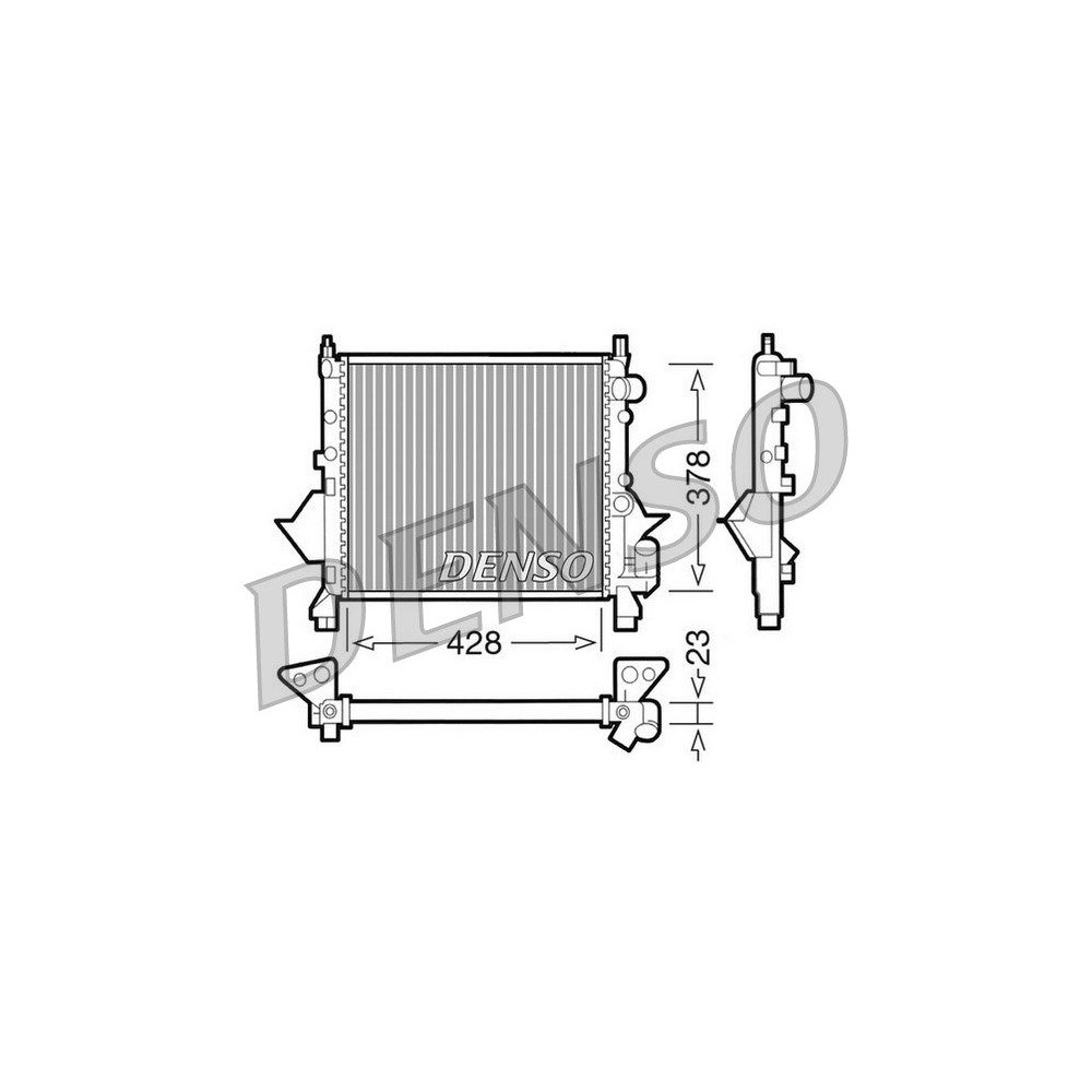 DENSO Kühler, Motorkühlung DRM23080