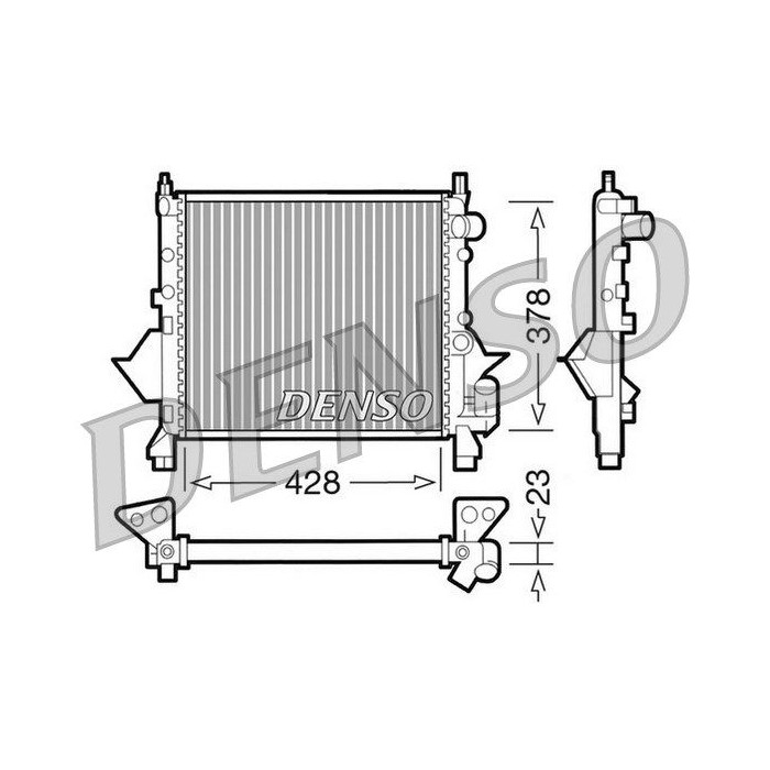 DENSO Kühler, Motorkühlung DRM23080