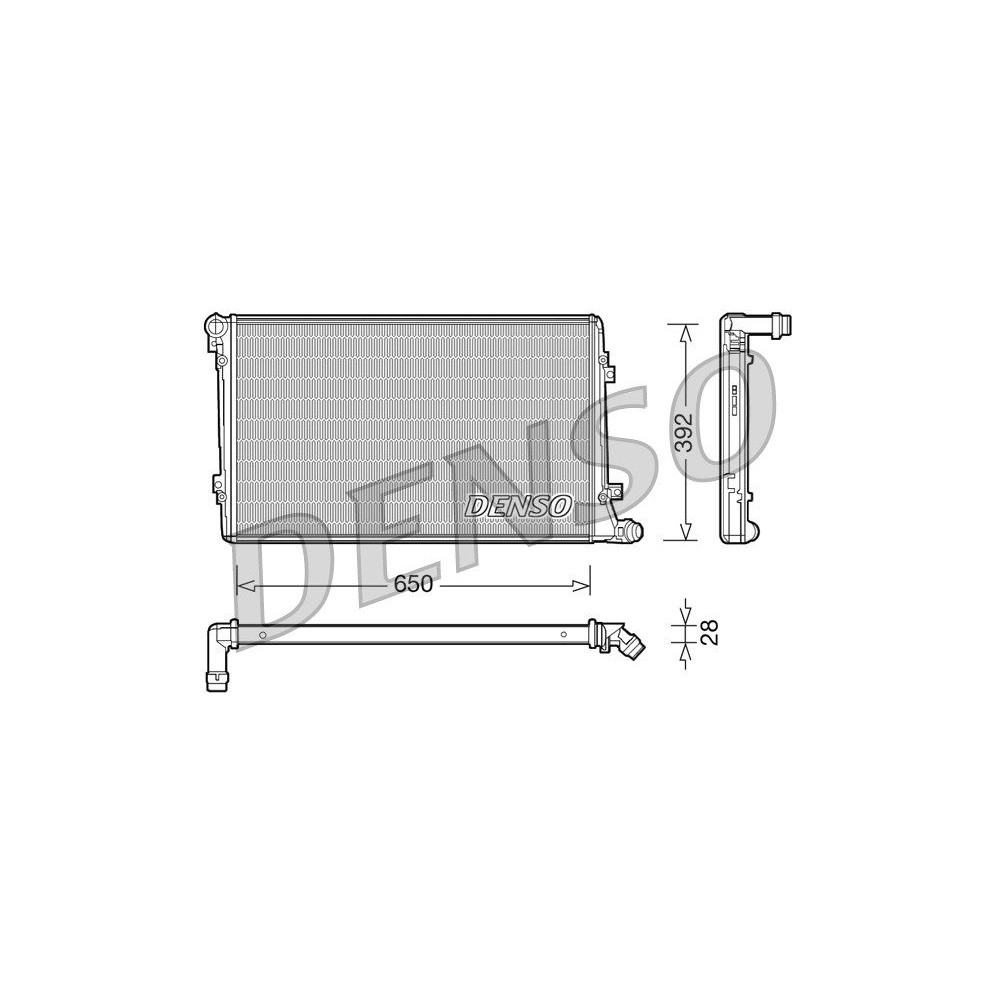 DENSO Kühler, Motorkühlung DRM32019