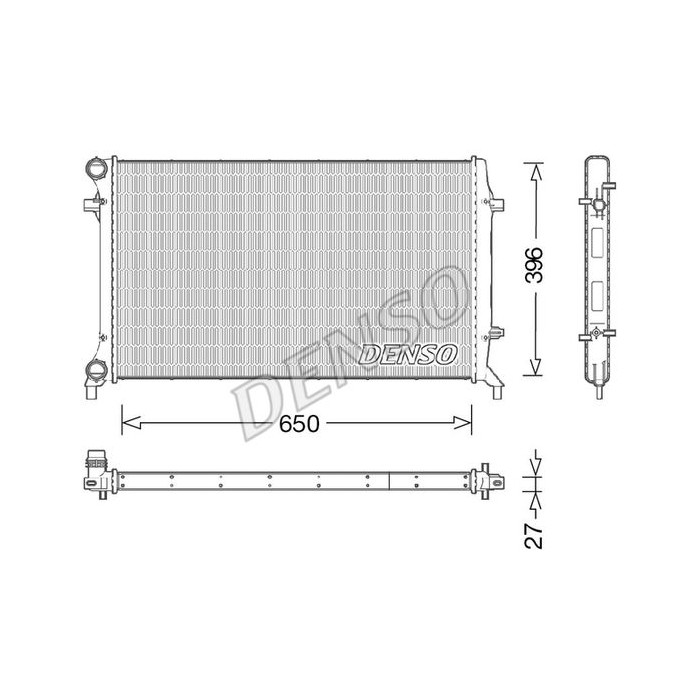 DENSO Kühler, Motorkühlung DRM32045